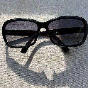 Fendi Women's Sunglasses - Model- Embrace - Color: Black Rectangular Frame Style